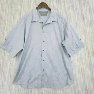 Calvin Klein 2XL Button down Short Sleeve Men's Shirt